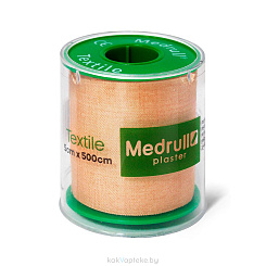 Пластырь рулонный телесного цвета на текстильной основе Medrull 