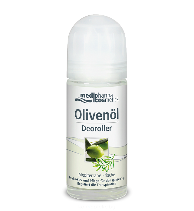 Olivenol Medipharma cosmetics Дезодорант роликовый Средиземноморская свежесть 50мл
