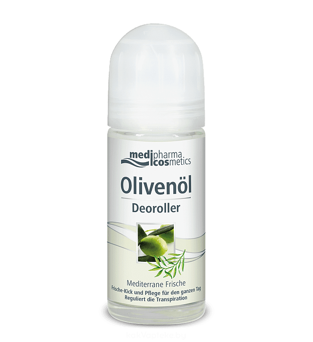 Olivenol Medipharma cosmetics Дезодорант роликовый Средиземноморская свежесть 50мл