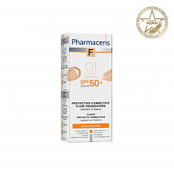 Pharmaceris F Защитный тональный флюид SPF50+ (тон: 01 слоновая кость), 30 мл