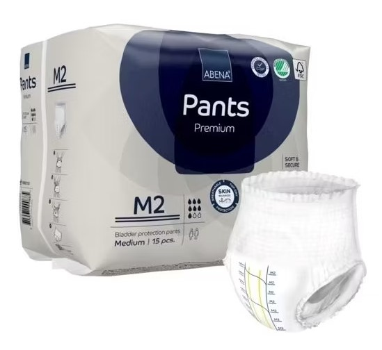 Abena  Pants Premium Подгузники (трусики) одноразовые для взрослых M2, 15 шт