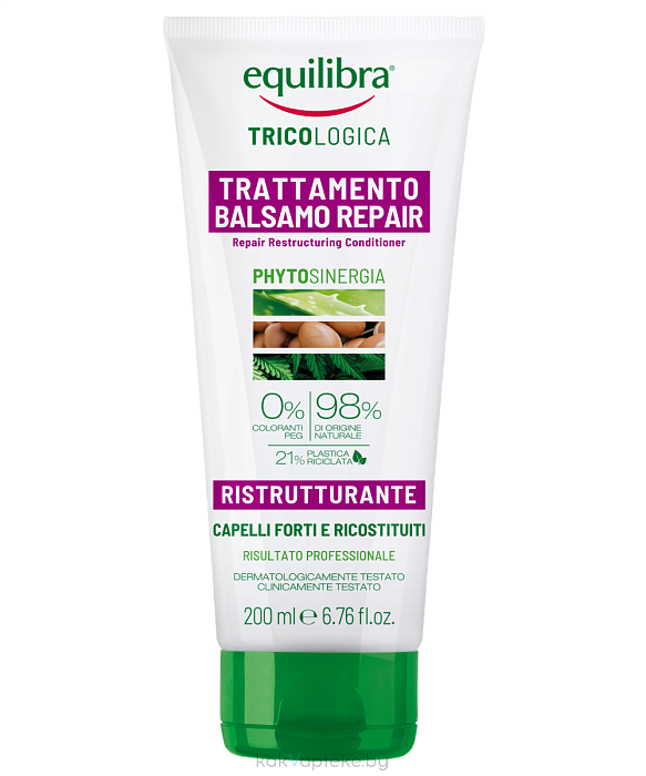 EQUILIBRA Tricologica Восстанавливающий кондиционер для волос 200 мл
