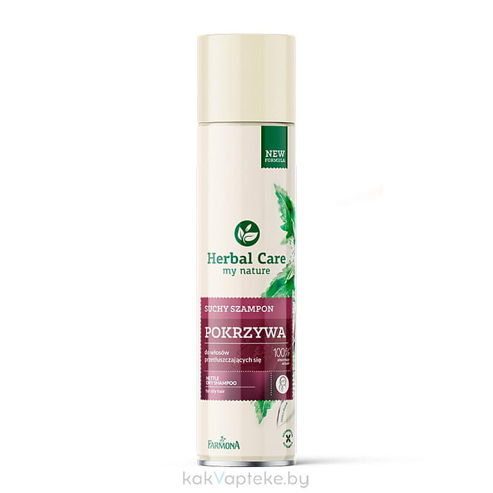Herbal Care Шампунь сухой  Крапива (спрей), 180мл