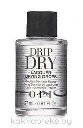OPI капли для быстрого высушивания лака Drip Dry Lacquer Dryings Drops 8мл