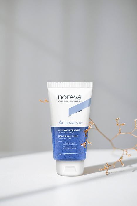 NOREVA АКВАРЕВА Увлажняющий скраб для лица, 75 мл
