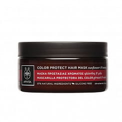 APIVITA Маска для защиты цвета окрашенных волос с подсолнухом и медом / Color Protect Hair Mask Sunflower & Honey, 200 мл