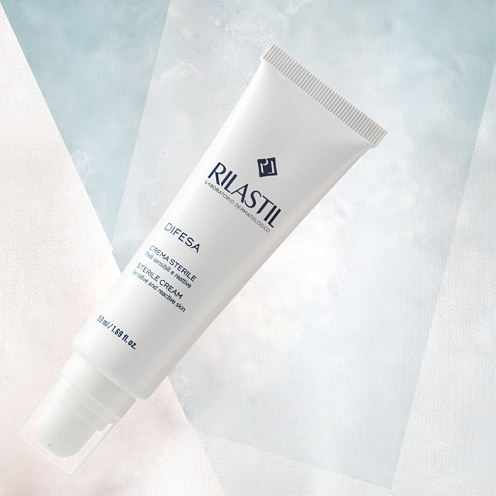 Rilastil DIFESA Увлажняющий защитный крем для чувствительной и склонной к аллергии кожи, 50 мл