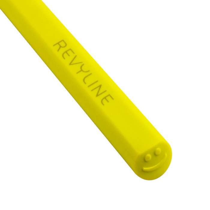 Revyline SM6000 Зубная щетка, салатовая с оранжевой щетиной (5695 ortho)