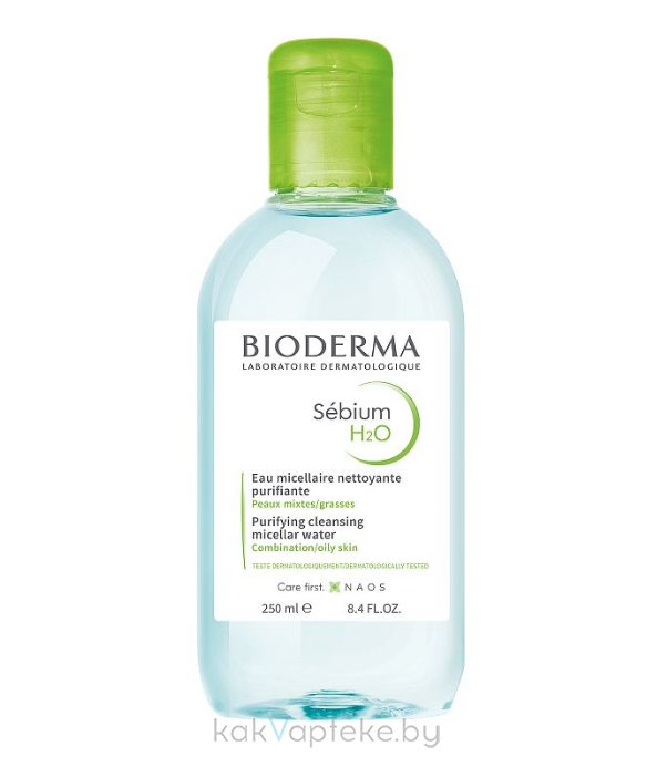 Bioderma Вода мицеллярная Sebium H2O 250 мл
