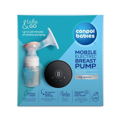 Canpol babies Молокоотсос с электрическим приводом арт. 12/211