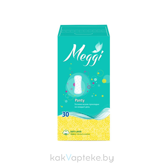 Гигиенические прокладки на каждый день MEGGI PANTY 30 (Арт.MEG 403)