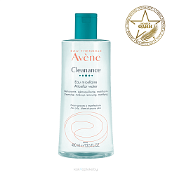 AVENE CLEANANCE Мицеллярная вода для жирной кожи, склонной к акне 400 мл