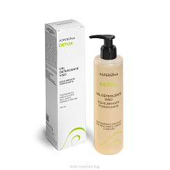 Pharmalife Research ASPERSINA DETOX GEL DETERGENTE VISO Гель очищающий балансирующий для комбинированной и жирной кожи с муцином улитки, миндальной кислотой и фруктовыми экстрактами 250 мл