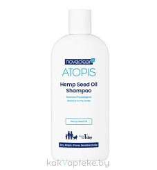 Novaclear Atopis шампунь с маслом семян конопли для детей и взрослых, 250 мл
