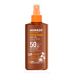 AGRADO Солнцезащитное масло для загара SPF50 / Sun Oil SPF 50, 100 мл