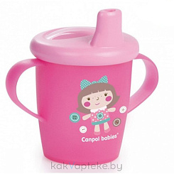 Canpol babies Поильник (непроливающий с твердым носиком 
