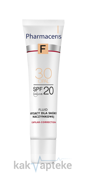 Pharmaceris F Флюид тон. коррект-выравн SPF 20 CAPILAR-CORRECTION (тон30:опал), 30 мл
