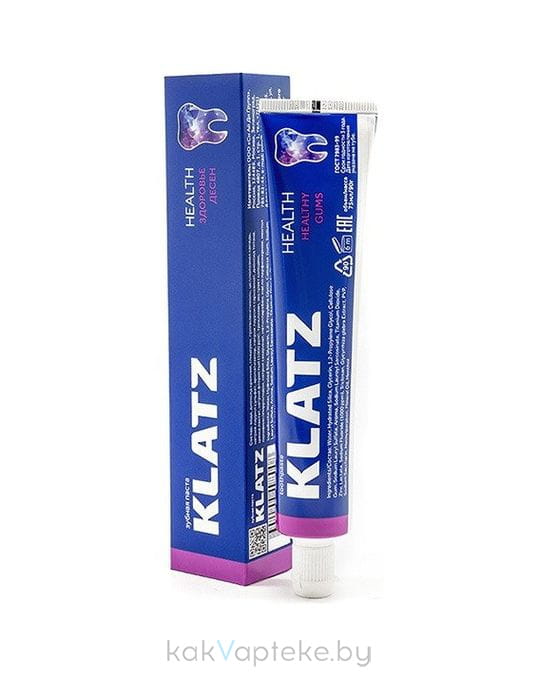 KLATZ Зубная паста HEALTH Здоровье десен 75 мл