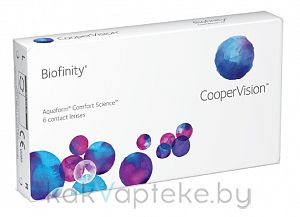 Линзы контактные мягкие Biofinity