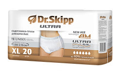 Dr. Skipp Подгузники-трусы для взрослых (Ultra), р-р XL. 20 шт