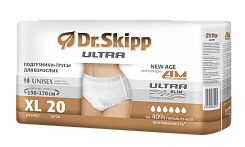 Dr. Skipp Подгузники-трусы для взрослых (Ultra), р-р XL. 20 шт