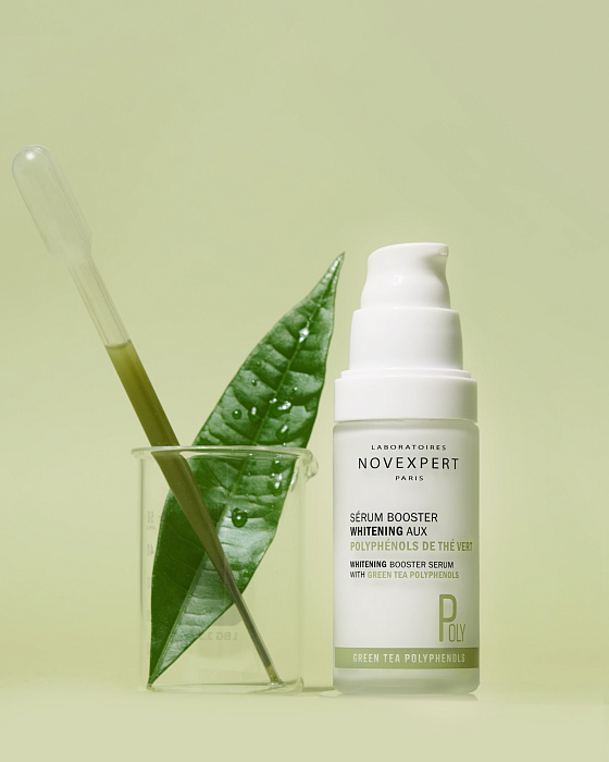 Novexpert Poly Отбеливающая сыворотка-бустер с полифенолами зеленого чая 30 мл