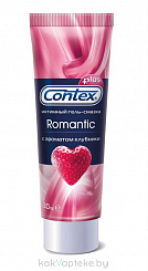 Гель-смазка CONTEX  ROMANTIC д/интимн.применения(с ароматом клубники) 30мл