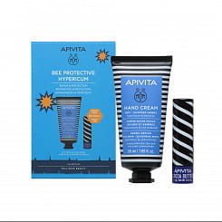 Набор APIVITA (Крем для рук для сухой и очень сухой кожи 50мл + Бальзам-стик для губ 