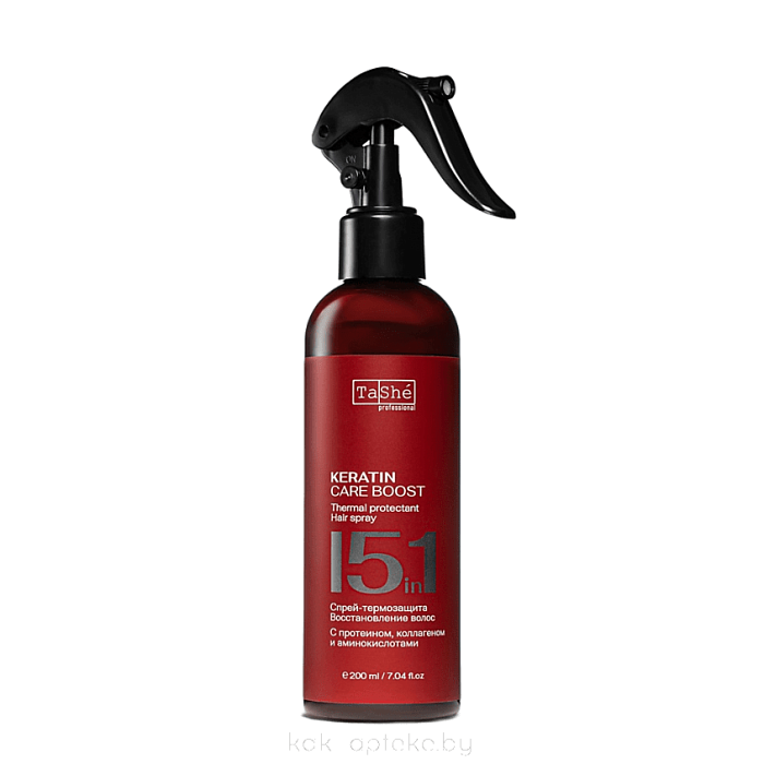 Tashe Professional Спрей-термозащита для волос 15 in 1 thermal protectant hair spray, 200 мл