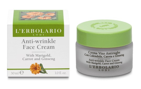 L'Erbolario Крем для лица от морщин с календулой, морковью и женьшенем 30 мл
