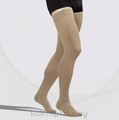 Чулки компрессионные ELAST 0402 LUX с мыском  I кк (18-21 mmHg) Песочный  размер 2 Рост 1