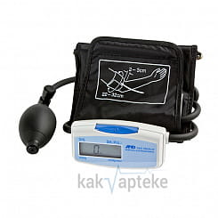 Прибор для измерения артериального давления и частоты пульса цифровой (полуавтоматический) A&D UA-604