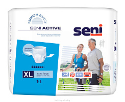 SENI ACTIVE extra large Трусики впитывающие для взрослых, страдающих недержанием, 10 шт