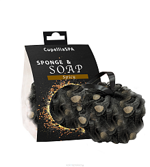 Мочалка для тела с мылом Cupellia SPA SP50/BL, Spicy