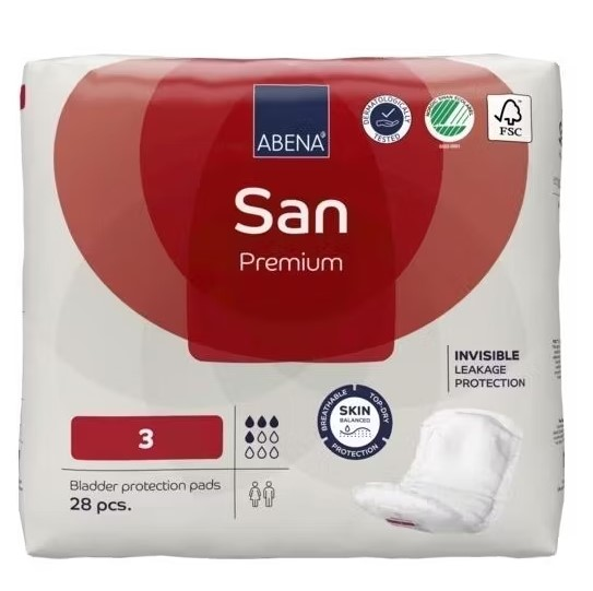 Abena San Premium Прокладки одноразовые урологические для взрослых (3), 28 шт