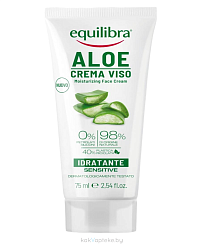 EQUILIBRA Алоэ Увлажняющий крем для чувствительной кожи 75 мл
