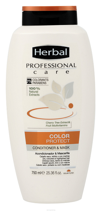 Herbal Professional Care Маска-кондиционер для волос Защита цвета 750 мл