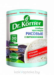 Dr.Korner Хлебцы хрустящие Рисовые 100 г, к.551 /20