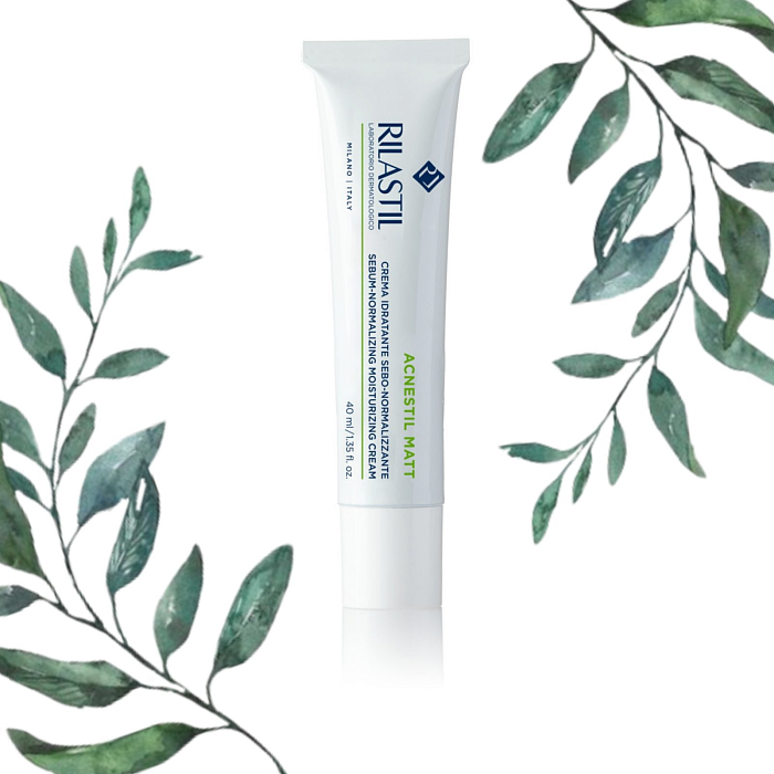 Rilastil ACNESTIL MATT Себо-нормализирующий увлажняющий крем 40 мл