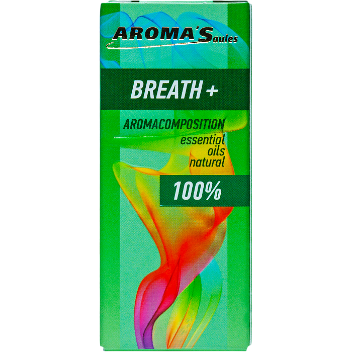 AROMA’Saules Аромакомпозиция эфирных масел водорастворимая "Дыхание+", 30 мл