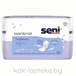 SENI CONTROL Прокладки урологические в размере NORMAL 15 шт