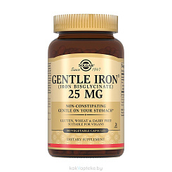 Solgar Легкодоступное железо 25 мг, БАД капсулы №180