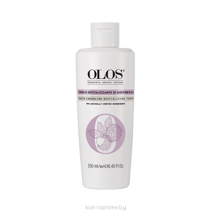OLOS Ревитализирующий тоник для молодости кожи 250 мл