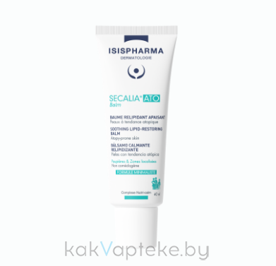 ISISPHARMA SECALIA ATO balm Успокаивающий бальзам для лица и тела для сухой кожи 40 мл