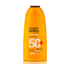 INSTITUTO ESPANOL Солнцезащитный влагостойкий легкий лосьон с Алоэ Вера SPF50+ / SUNSCREEN LOTION ALOE VERA SPF50+, 300мл
