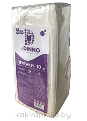 Dr.Dinno Пелёнки впитывающие одноразовые для детей 60х90, 10шт