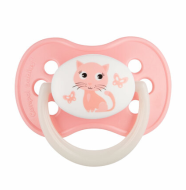 Сanpol babies Соска -пустышка латексная  1 шт., (блистр), "Cute Animals", 6-18 мес. Арт.22/594_pin