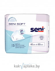 Seni Soft Пеленки гигиенические 40*60 см (впитывающие), 5 шт