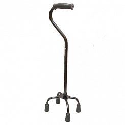 Аверсус Трость опорная металлическая (алюминевая сплав)регулируемая по высоте (22Т/4Н, на 4-х опорах)