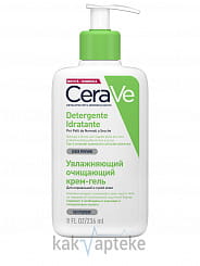 CeraVe Крем-гель увлажняющий очищающий д/норм. и сух. кожи лица и тела 236 мл